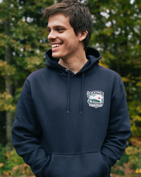 Maine Wildness Crest Hoodie
