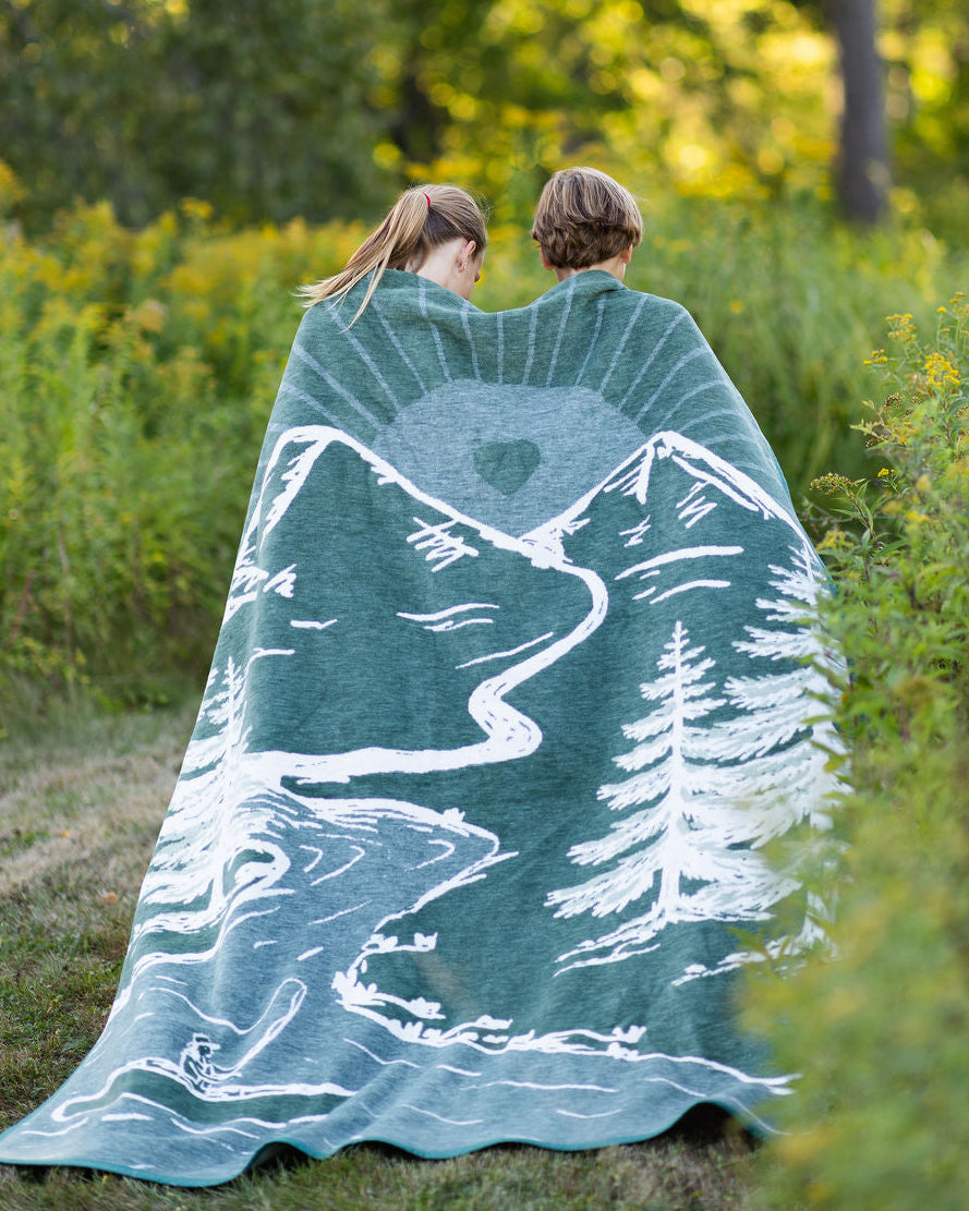 Mountains to Tides Chappy Wrap Blanket