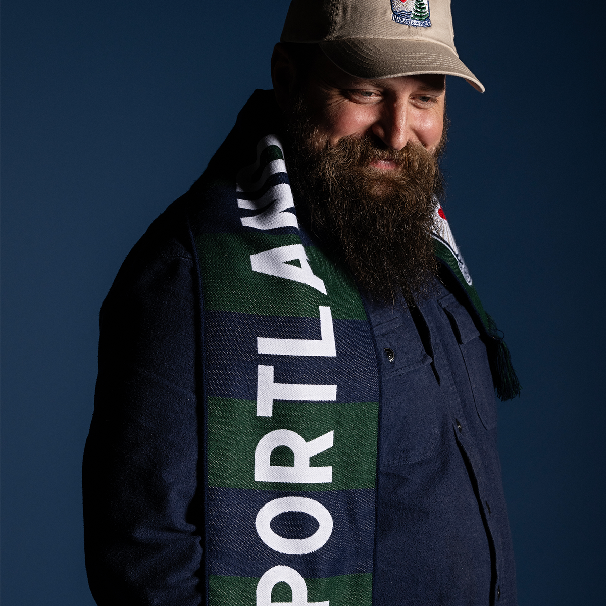 Hearts of Pine Club Scarf