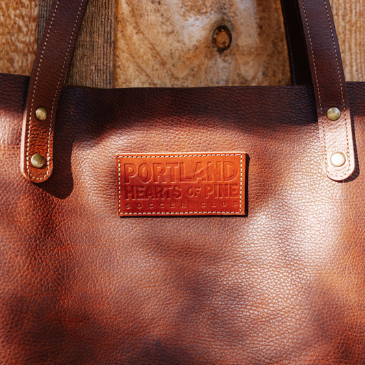 Leather Embossed Tote