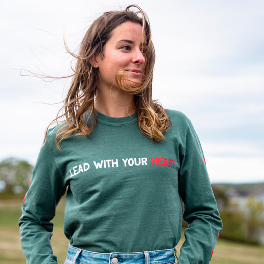 Long Sleeve Lead with Your Heart Tee