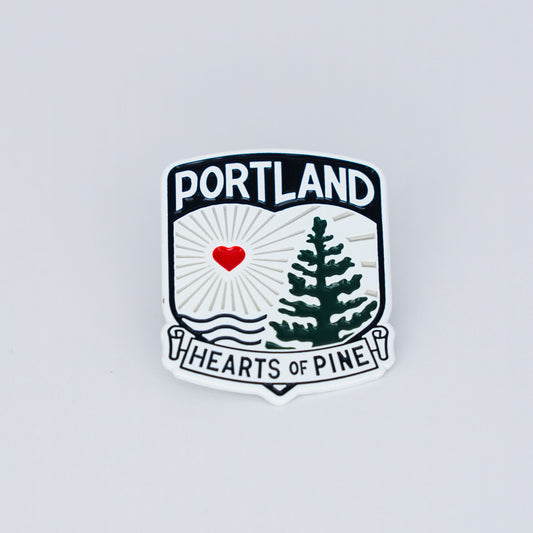 Hearts of Pine Crest Pin