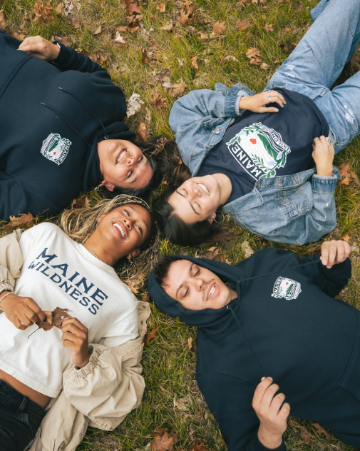 Maine Wildness Crest Hoodie