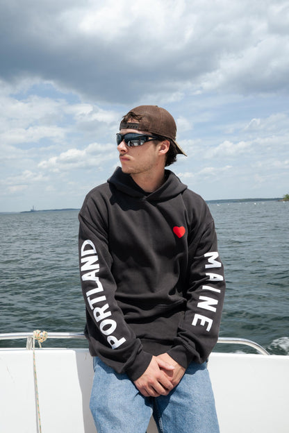Oversized Crest Hoodie