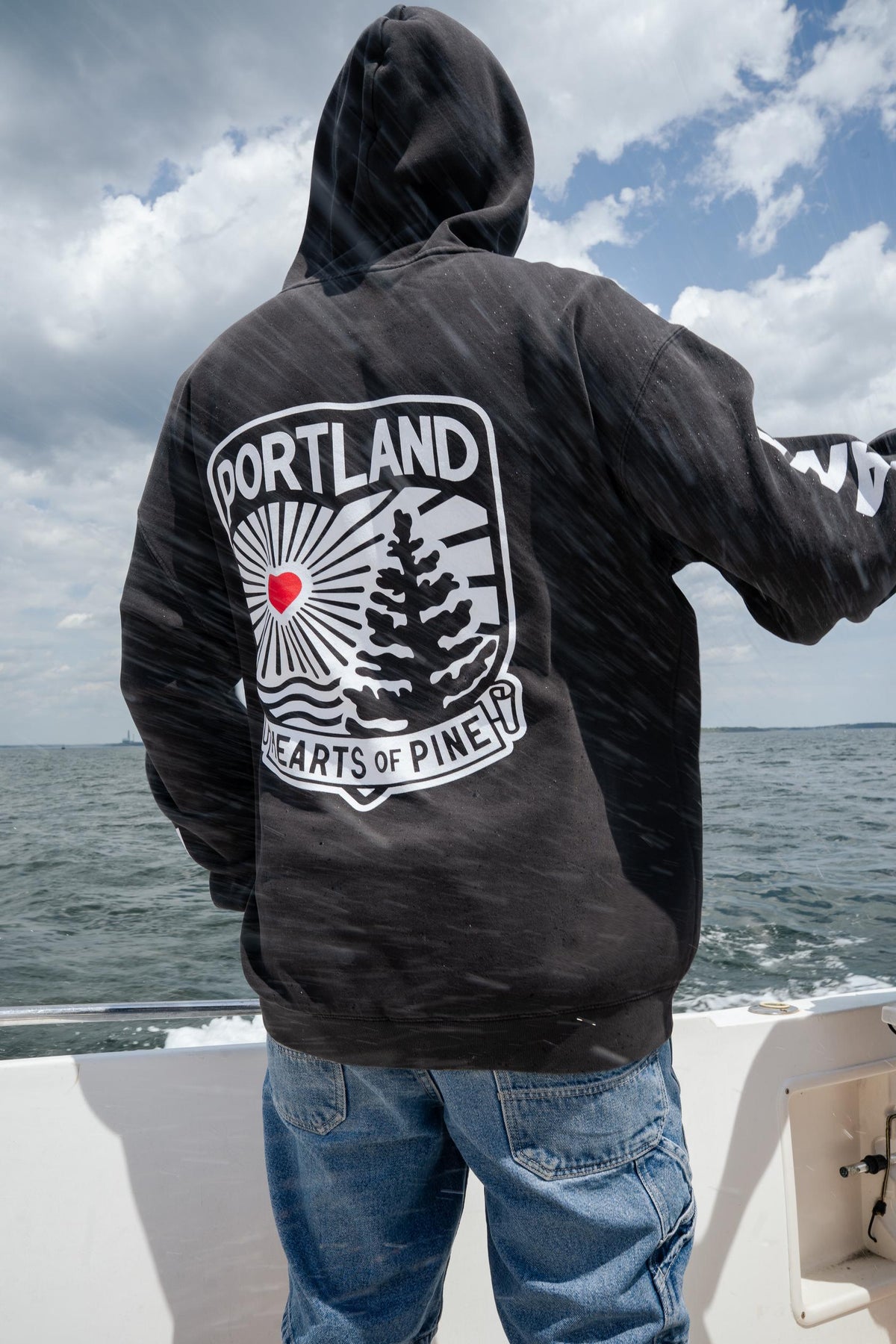 Oversized Crest Hoodie