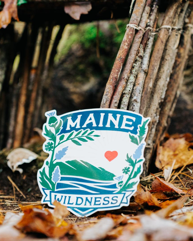 Maine Wildness Car Magnet
