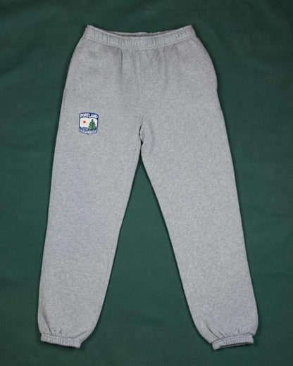 Hearts Embroidered Crest Sweatpants
