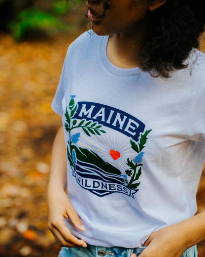 Maine Wildness Crest T-Shirt (Youth)